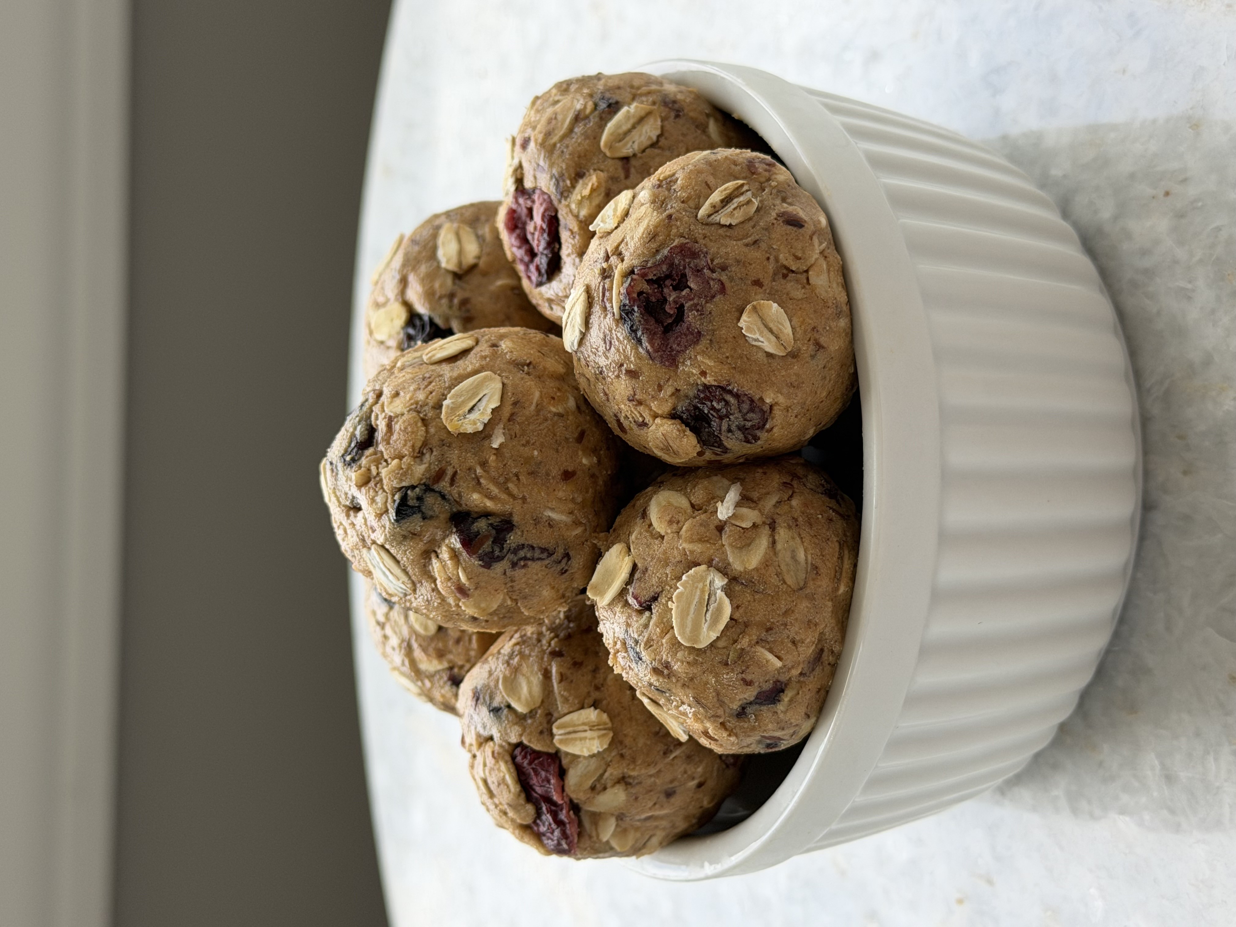 Almond Cranberry Protein Balls