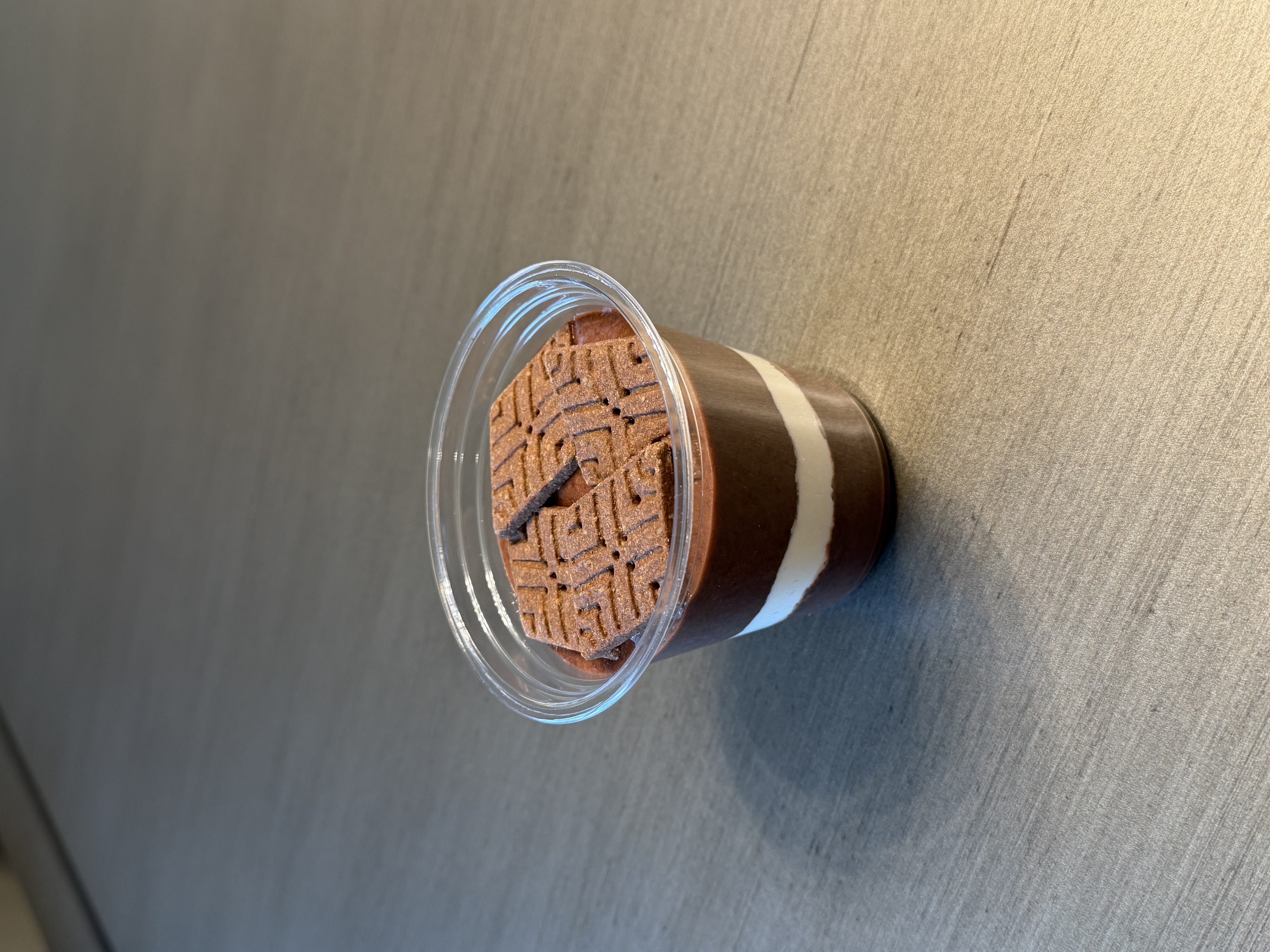 Chocolate protein pudding cup
