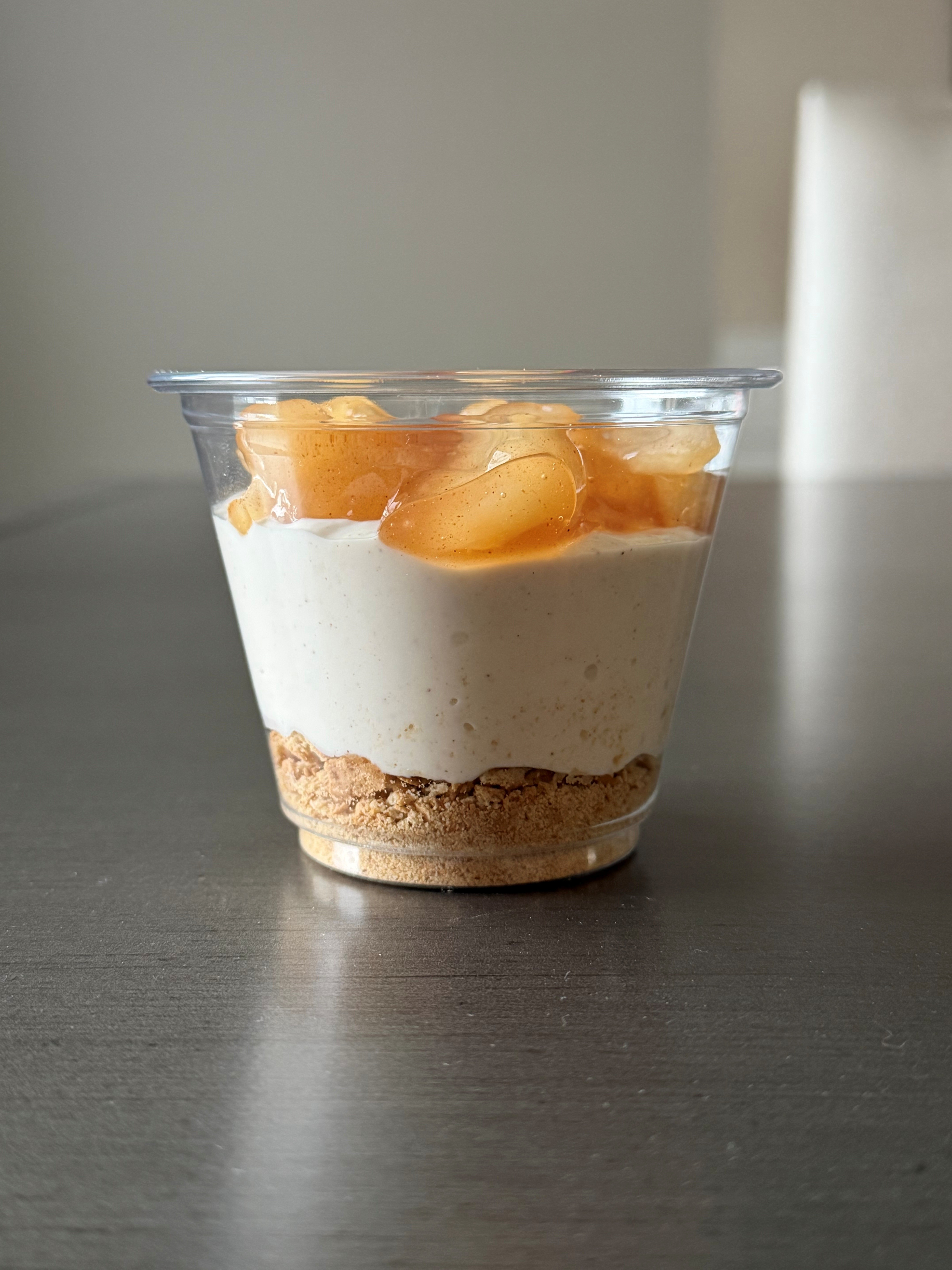 Apple pie yogurt protein cup